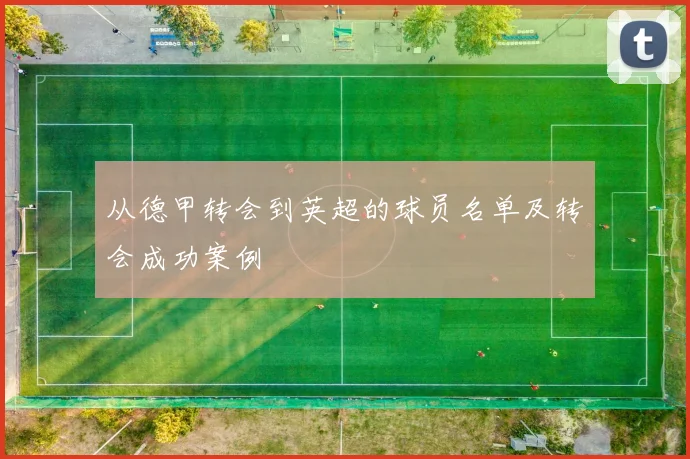 从德甲转会到英超的球员名单及转会成功案例